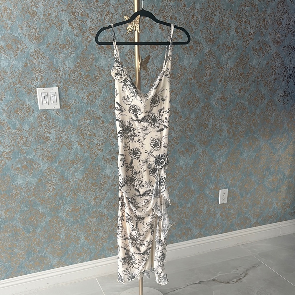 Floral Print Mid Dress